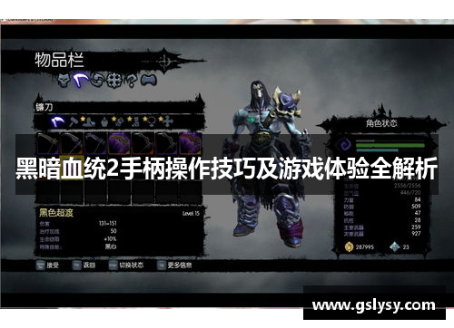 黑暗血统2手柄操作技巧及游戏体验全解析